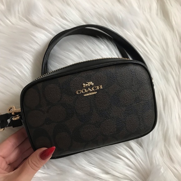 Coach Brown Convertible Belt Bag Fanny Pack - Picture 2 of 6